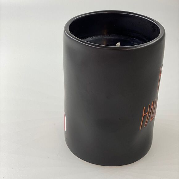 Rae Dunn Black Happy Halloween Candle Pumpkin Pie - Picture 5 of 8